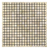 Мозаика из мрамора Полированная МКР-4П (15x15) Beige Mix