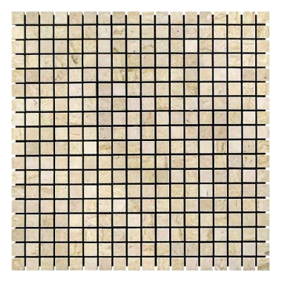 Мозаїка з мармуру Полірована МКР-4П (15x15) Beige Mix