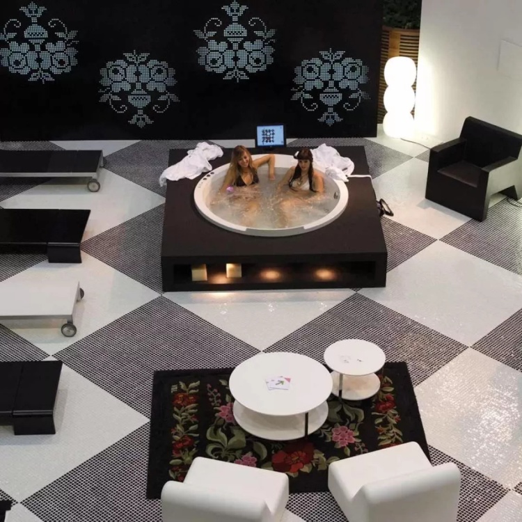 Мозаика из стекла MK25109 Black