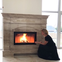 Портал для каміна Bravo Туніс Daino Reale мармур бежевий прямий Портал для каміна Bravo Туніс Daino Reale мармур бежевий прямий