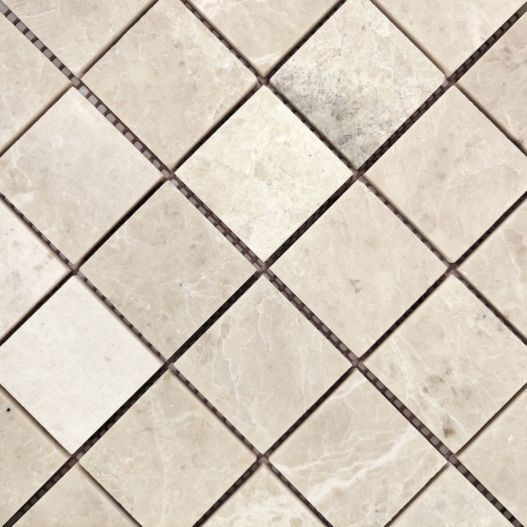 Мозаика из мрамора Матовая МКР-3СН (47x47) Victoria Beige МВ