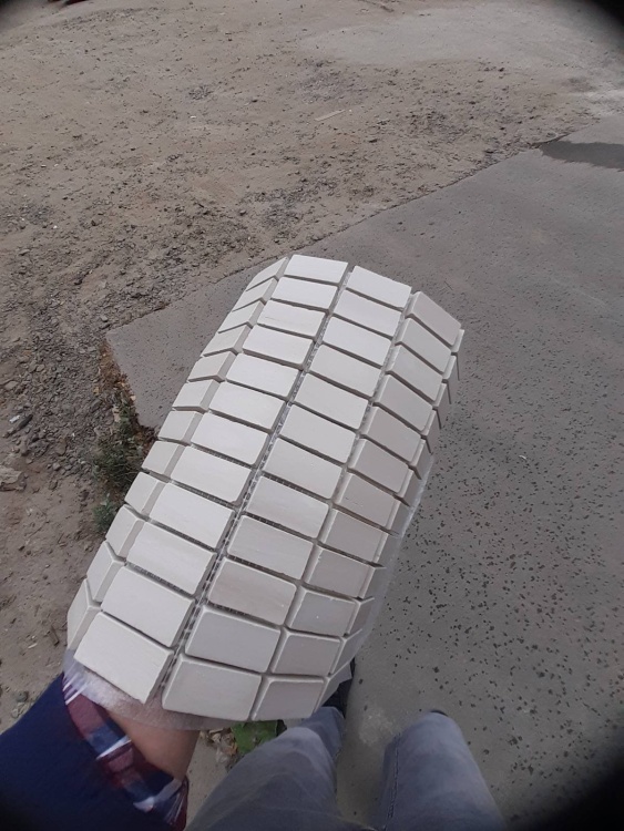 Мозаїка з керамограніту Kotto Ceramica MI7 23460104C Beige 300 x 300 х 7 (прямокутник 23 x 46)