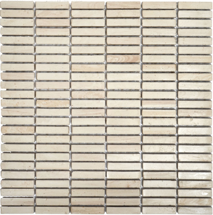 Мозаїка з керамограніту Kotto Ceramica MI7 10500513C Sabbia 300 x 300 х 10 (прямокутник 10 x 50)