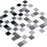 Мозаика керамическая Kotto Ceramica GM 4034 C3 gray m/gray w/white    300 х 300 х 4   ( 25 х 25 )