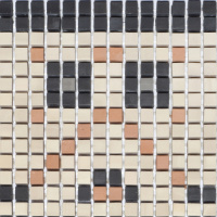 Мозаїка з керамограніту Kotto Ceramica MI7 K060704 Lviv Legends фриз Beige/Focato/Buchero/Nero