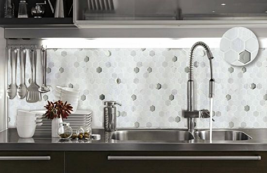 Мозаїка Mosavit Hexa Mosa White 30*31.5