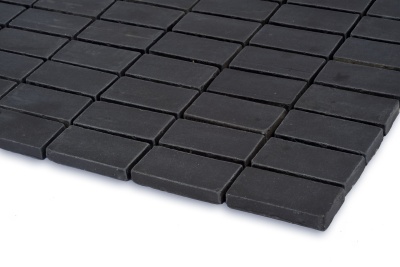 Мозаїка з керамограніту Kotto Ceramica MI7 23460106C Nero 300 x 300 х 7 (прямокутник 23 x 46)