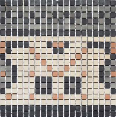 Мозаика из керамогранита Kotto Ceramica MI7 K060705 Lviv Legends фриз Beige/Focato/Buchero/Nero