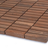 Мозаїка з керамограніту Kotto Ceramica MI7 10500516C Noce 300 x 300 х 10 (прямокутник 10 x 50)