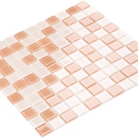 Мозаика керамическая Kotto Ceramica GM 4038 C2 Beige m/Beige w  300 х 300 х 4   ( 25 х 25 )