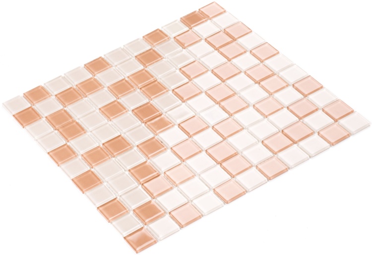 Мозаика керамическая Kotto Ceramica GM 4038 C2 Beige m/Beige w  300 х 300 х 4   ( 25 х 25 )