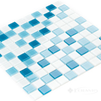 Мозаїка керамічна Kotto Ceramica GM 4039 C3 Cerulean w/white 300 х 300 х 4 ( 25 х 25 )