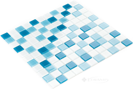 Мозаїка керамічна Kotto Ceramica GM 4039 C3 Cerulean w/white 300 х 300 х 4 ( 25 х 25 )