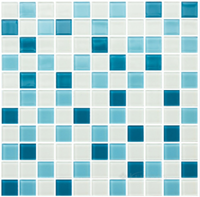 Мозаїка керамічна Kotto Ceramica GM 4039 C3 Cerulean w/white 300 х 300 х 4 ( 25 х 25 )