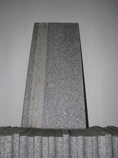 Щаблі гранітні G603 Light Grey 790х340х30 мм Поліровані, ФАСКА