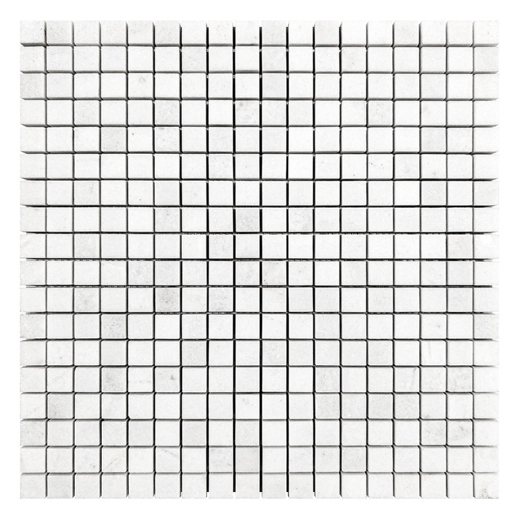 Мозаїка з мармуру Полірована МКР-4П (15x15) White Mix