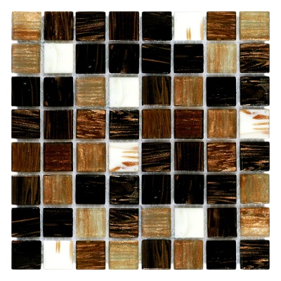 Мозаика стеклянная R-MOS 20G8810525154501112 Brown Sunset Mozaico De Lux