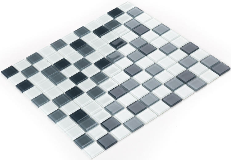 Мозаїка керамічна Kotto Ceramica GM 4043 C3 Steel d/Steel m/white 300 х 300 х 4 (25 х 25)