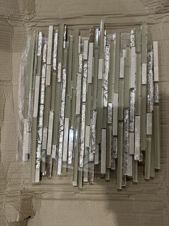 Мозаика стеклянная T-MOS CF05 Beige Mozaico De Lux