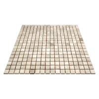 Мозаїка з мармуру Матова МКР-4СН (15x15) Victoria Beige МВ