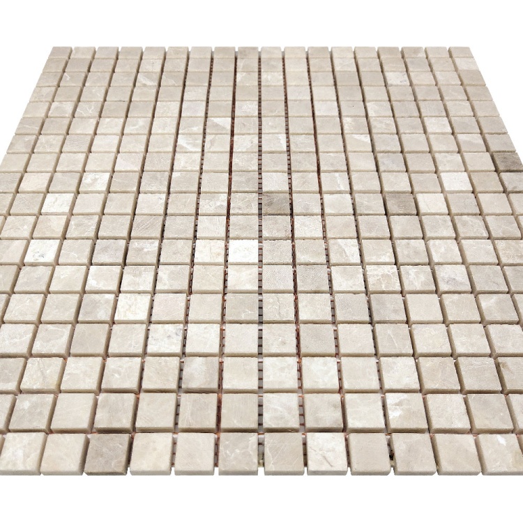 Мозаїка з мармуру Матова МКР-4СН (15x15) Victoria Beige МВ