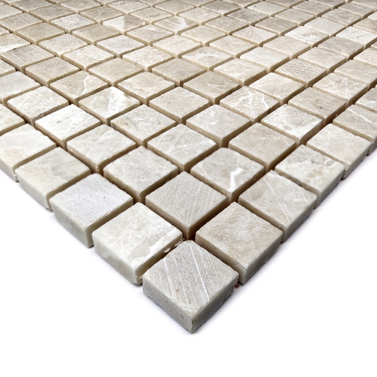 Мозаїка з мармуру Матова МКР-4СН (15x15) Victoria Beige МВ