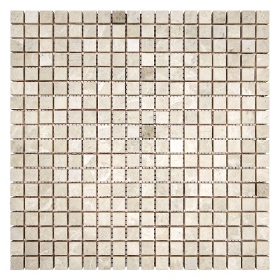 Мозаїка з мармуру Матова МКР-4СН (15x15) Victoria Beige МВ