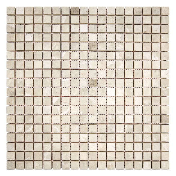 Мозаїка з мармуру Матова МКР-4СН (15x15) Victoria Beige МВ