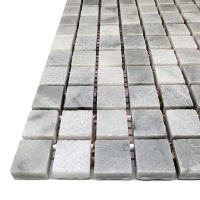 Мозаїка з мармуру Матова МКР-4СН (15x15) White Mix