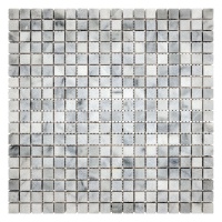 Мозаїка з мармуру Матова МКР-4СН (15x15) White Mix