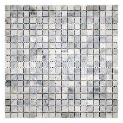 Мозаїка з мармуру Матова МКР-4СН (15x15) White Mix