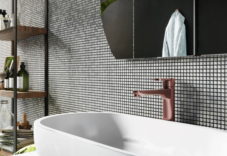 Мозаїка з керамограніту Kotto Ceramica MI7 10100601C Grigo Caldo 300 x 300 х 10 (кубок 10 x 10)