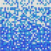 Мозаїка скляна АкваМо MX25-1-01-2-02-03 біло-голуба розтяжка градієнт 1912x317x4 мм в басейн хамам на колону Мозаїка скляна АкваМо MX25-1-01-2-02-03 біло-голуба розтяжка градієнт 1912x317x4 мм в басейн хамам на колону