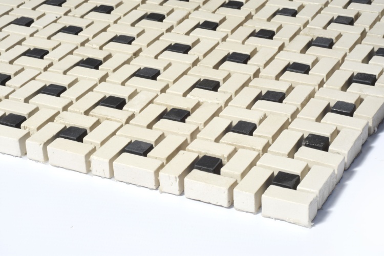 Мозаїка із керамограніту Kotto Ceramica MI7 K9101 C2 Salino/Nero 300x300x10