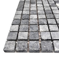 Мозаїка з мармуру Матова МКР-4СН (15x15) Black