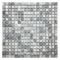 Мозаїка з мармуру Матова МКР-4СН (15x15) Black