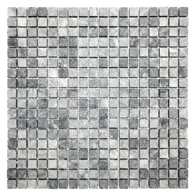 Мозаїка з мармуру Матова МКР-4СН (15x15) Black