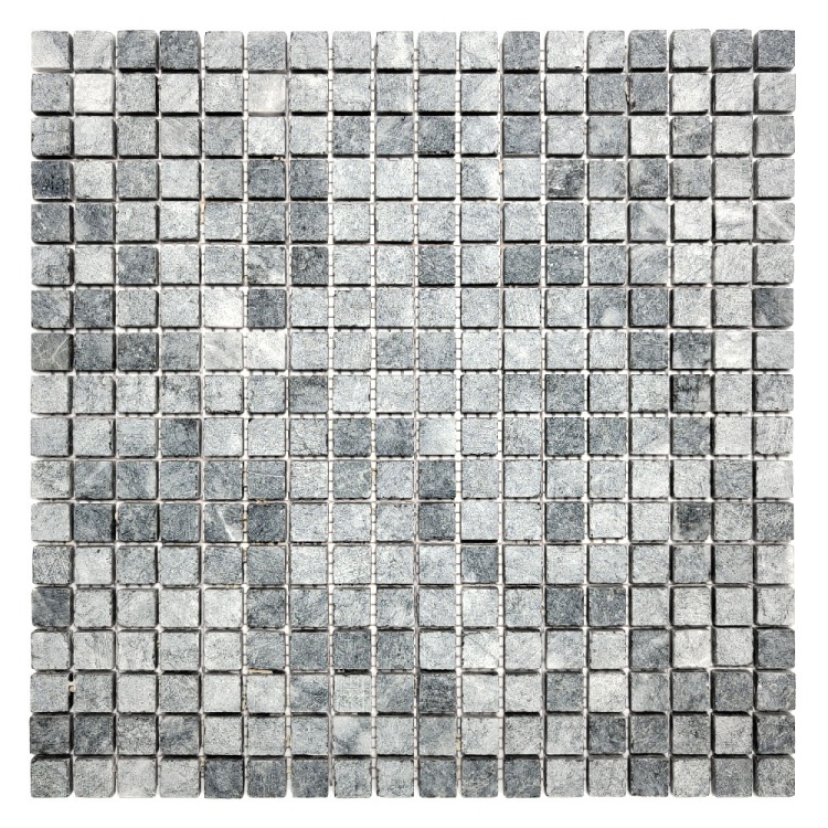 Мозаїка з мармуру Матова МКР-4СН (15x15) Black