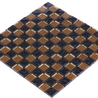 Мозаїка керамічна Kotto Ceramica GM 8013 CC Brown Gold/Black pearl S4/300 х 300 х 8 ( 25 х 25 )