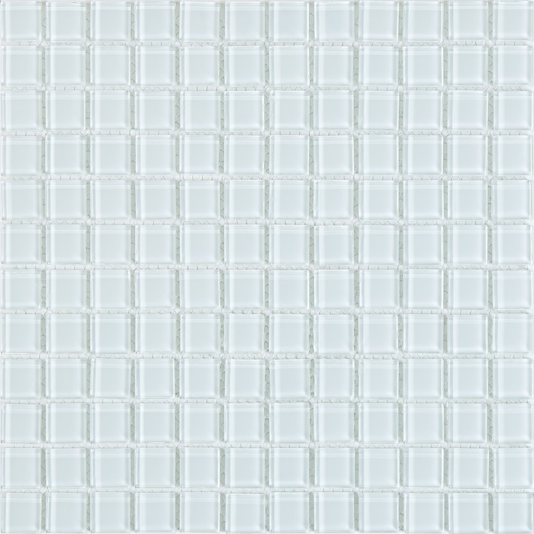 Мозаика стеклянная S-MOS A-10 Crystal White Mozaico De Lux