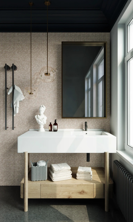 Мозаїка з керамограніту Kotto Ceramica MI7 10100604C Beige 300 x 300 х 10 (кубок 10 x 10)