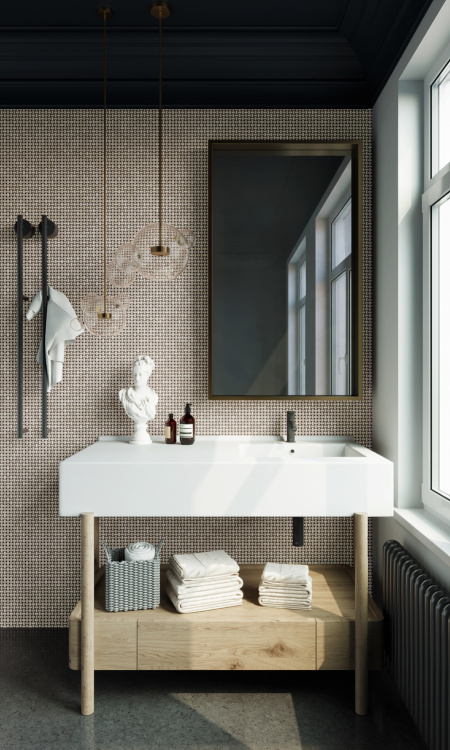 Мозаїка з керамограніту Kotto Ceramica MI7 K9201 Salino/Grigio Freddo 300x300x10 (прямокутник 10х20)