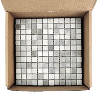 Мозаика из стекла Majestic Grey АкваМо Мозаика из стекла Majestic Grey АкваМо