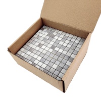 Мозаика из стекла Majestic Grey АкваМо Мозаика из стекла Majestic Grey АкваМо