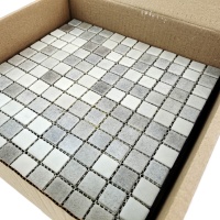 Мозаика из стекла Majestic Grey АкваМо Мозаика из стекла Majestic Grey АкваМо