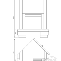 Портал для камина Bravo Стелла Crema Marfil + Emperador Dark мрамор бежевый/коричневый угловой