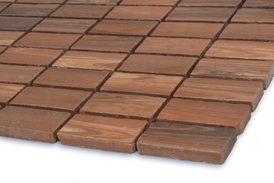 Мозаїка з керамограніту Kotto Ceramica MI7 23460116C Noce 300 x 300 х 7 (прямокутник 23 x 46)