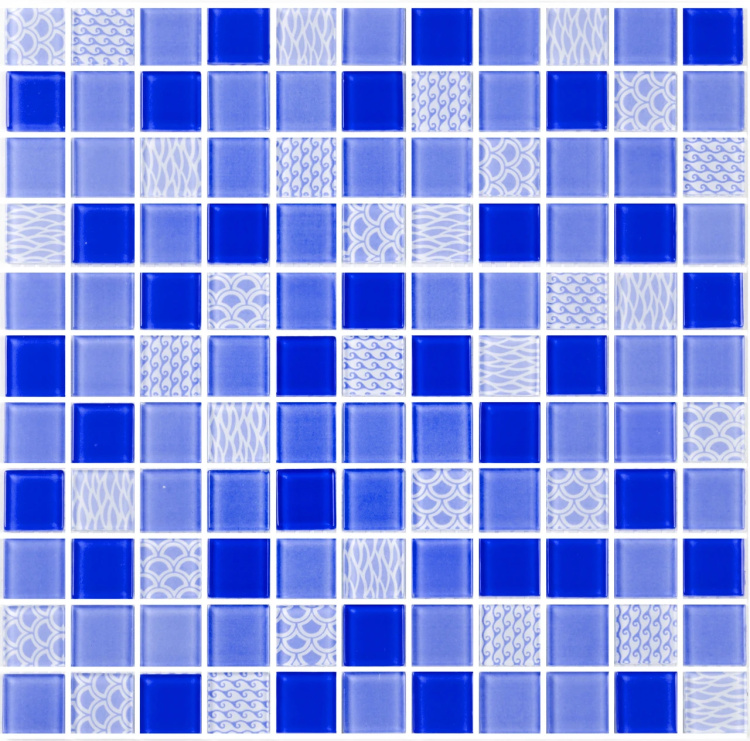 Мозаїка керамічна Kotto Ceramica GM 4052 C3 Cobalt d/Cobalt m/Structure 300 х 300 х 4 ( 25 х 25 )