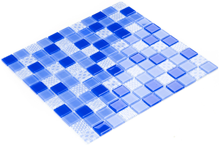 Мозаїка керамічна Kotto Ceramica GM 4052 C3 Cobalt d/Cobalt m/Structure 300 х 300 х 4 ( 25 х 25 )