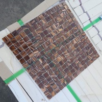 Мозаїка скляна V-MOS JD005 Dark Goldstone Mozaico De Lux Мозаїка скляна V-MOS JD005 Dark Goldstone Mozaico De Lux